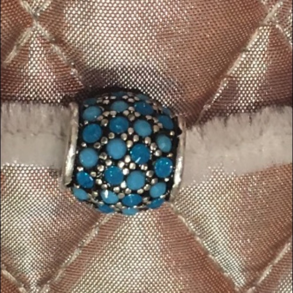 Two Brighton Bead Charms in Blue